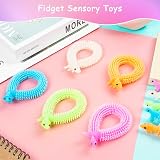 Ainiv 10PCS Sensory Fidget Caterpillar Stretchy Calming Toys view 3