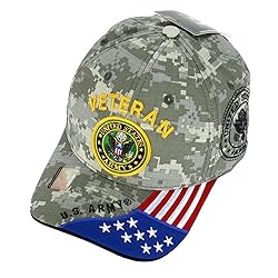 US Army Veteran Hat Army Military Official Licensed