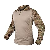 IDOGEAR Men G3 Combat Shirt with Elbow Pads Rapid