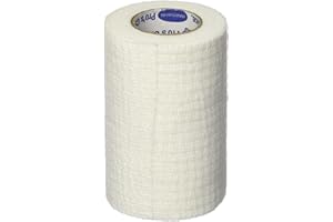 Hartmann Pro's Choice Adhesive Latex-Free Hand-Tear Athletic Stretch Tape, 3" Width, 5 Yards Length, Pack of 16