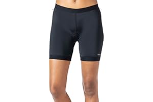 Terry Cycling Universal 5" Bike Liner Shorts for Womens Padded Cycling Shorts with Bike Chamois Bike Underwear Women