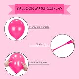 SHATCHI Fuchsia Pink Balloons 25 Pack 12 Inch Thick Latex Biodegradable view 6