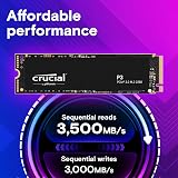 Crucial P3 500GB M.2 NVMe PCIe Gen3 Internal SSD CT500P3SSD8 view 2