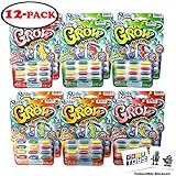 Magic Grow Capsules (12 Packs of 12) - Assorted Themes with 2 GosuToys Stickers Gift Bundle
