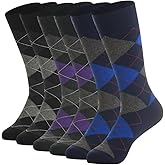 BISOUSOX Thin Merino Wool Boot Socks for Men, Warm Black Winter Dress Crew Calf Long Thermal Hiking Sock Mens Size 9-12