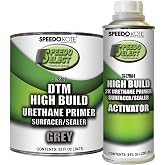 Speedokote Automotive High Build 2K Urethane Primer/Sealer Gray QUART Kit, SS-2950G/2790A-Q
