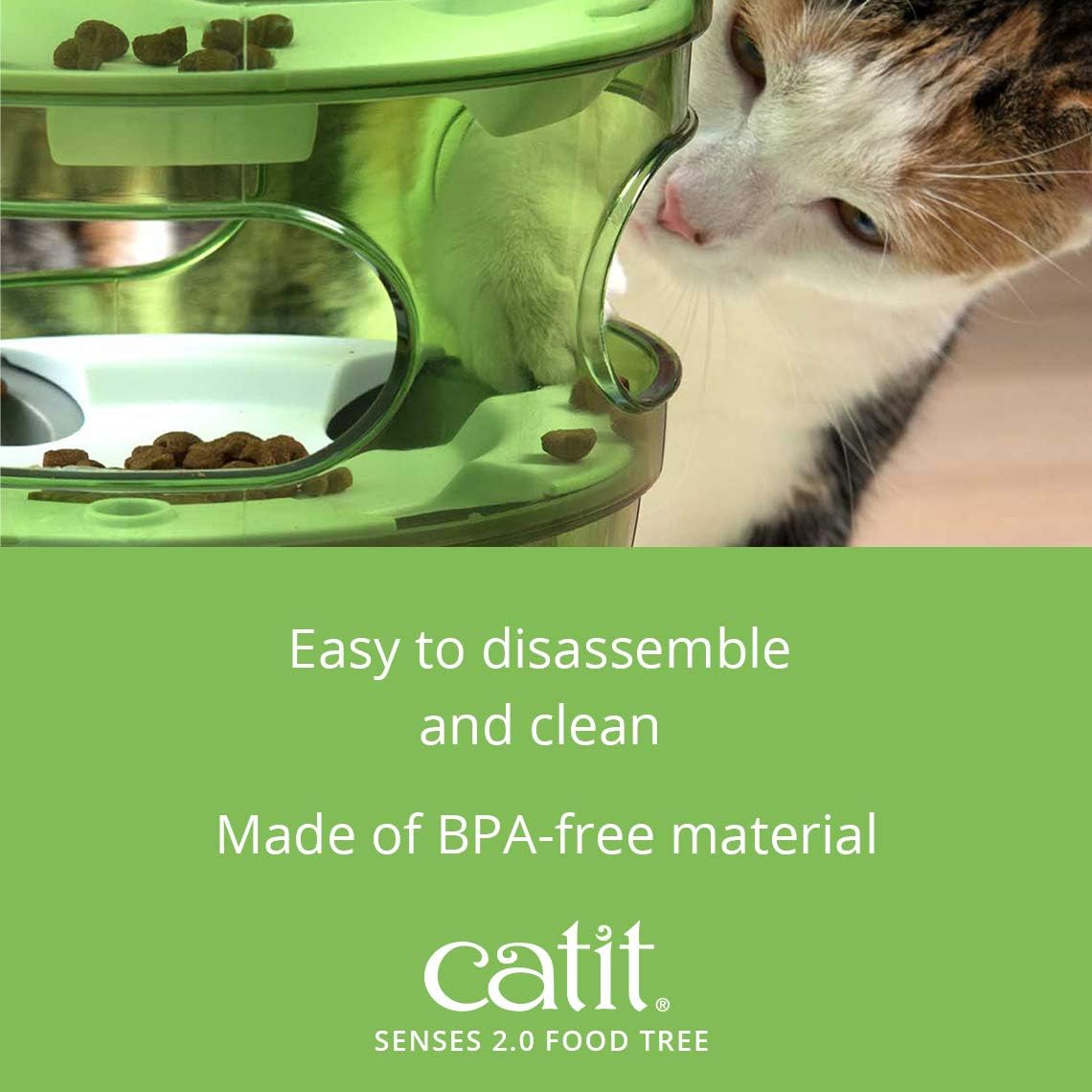 Catit Senses 2.0 Food Tree – Interactive Cat Toy : Outdoor And Patio Products : Pet Supplies