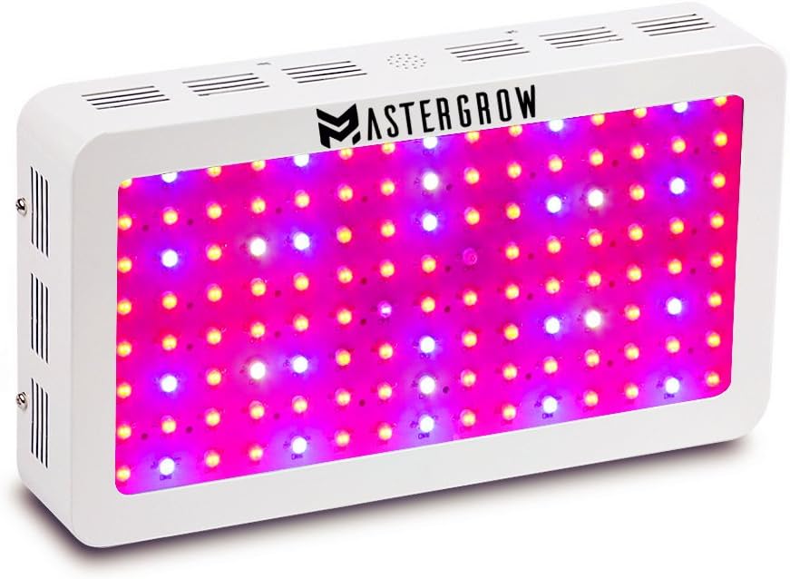 MasterGrow 1200W Double Chips Led Grow Light Full Spectrum 410-730nm For Greenhouse Indoor Plants Medicinal Plants Flowering and Growing?10wX120pcs?