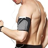 Cell Phone Armband for Running, Sports Armband for All Phones Fitness and Gym Workouts Universal (iPhone X/8/7/6/Plus,Samsung Galaxy S9/S8/S7/S6/Edge/Plus & LG,Huawei,Google,Sony & More) Black L