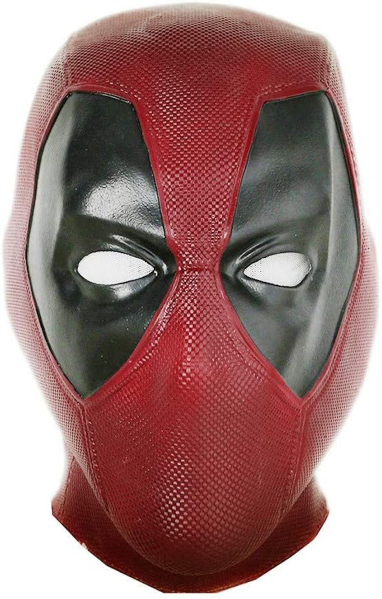 Amazon Xcoser デッドプール マスク コスプレ スーパーヒーロー ウェイド ウィルソン 映画 仮面 ヘルメット ハロウン イベント パーティー 変装 スチューム ゴム お面 Deadpool Cosplay Mask コスプレ 仮装 通販