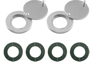 WHYHKJ 2 Sets Door Peephole Cover Cat Eye Door Mirror Anti Peeping Privacy Thief Cover Piece Fish Mouth Observation Home Hidden Danger Peeping Protectors with Self-Adhesive Tool for Home Hotel