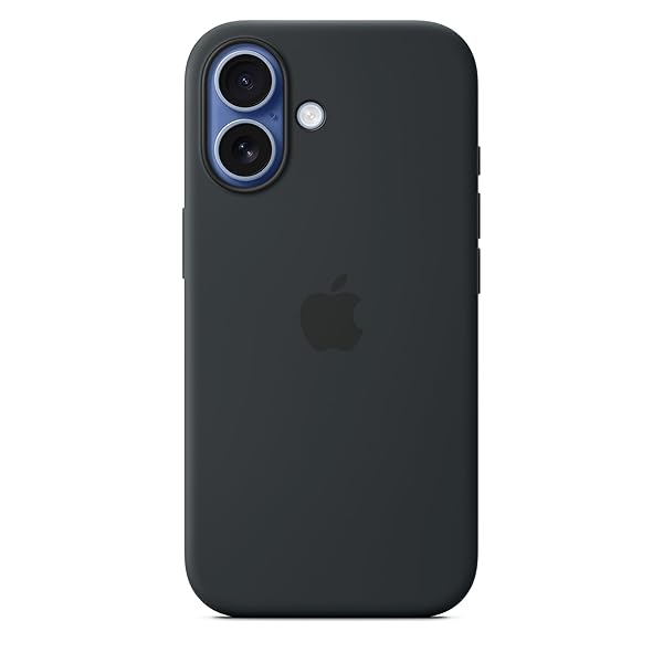 APPLE IPHONE 17 SILICONE CASE WITH MAGSAFE AND CAMERA CONTROL: LIGHTWEIGHT PHONE CASE, WIRELESS CHARGING COMPATIBLE, SMOOTH MATTE FINISH; BLACK