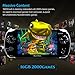 Handheld Game Console,16GB 5 Inch Screen2000 Classic Game, Support Video & Music Playing, Built-in 3M Camera, in 1USB Charge, or Birthday Gift for Kids (Black)