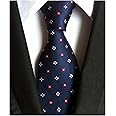 Secdtie Men's Classic Solid Color Ties Soft Business Casual Attire Suit Neckties