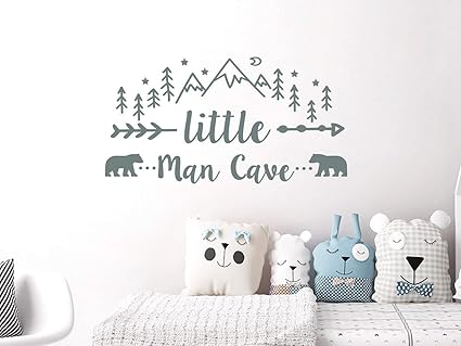 Amazon Com Teisyouhu Quote Wall Decals Little Man Cave