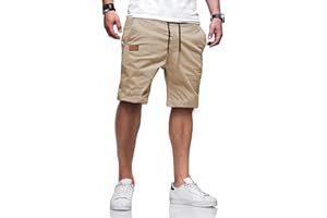 LANDTOWN Mens Shorts Casual Classic Fit Athletic Workout Golf Shorts Cotton Cargo Shorts for Men Summer Beach Shorts with 4 Pockets