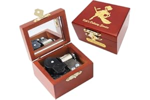 Youtang Music Box Carved Wood Musical Box Wind Up Mechanism Mucial Gift for Christmas,Birthday,Valentine's Day (If I've Been 