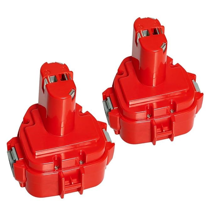 LiBatter 2 Stück Wekzeugakku 12V 3,0Ah(3000mAh) Hohe Kapazität Akku Kompatibel mit Makita 1220 1222 1233 1234 1235 192598-2 1