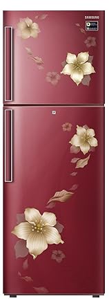 Samsung 253 L 2 Star ( 2019 ) Frost Free Double Door Refrigerator(RT28N3342R2/HL, RT28N3342R2/NL, Star ( 2019 ) Flower Red, Inverter Compressor)
