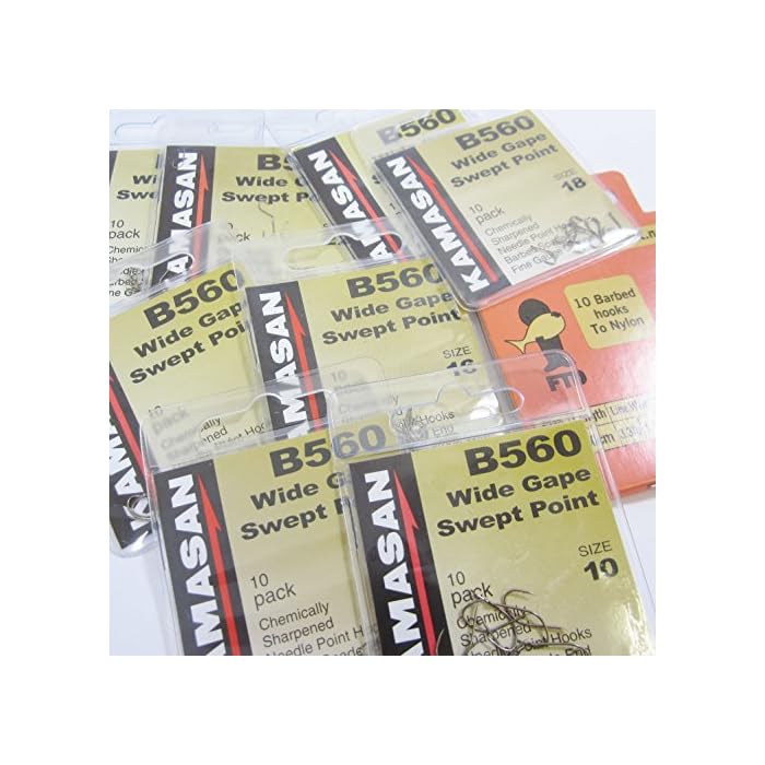 Buy FTD Min 30 (3 packs of 10) KAMASAN B560 Wide Gape Micro Barbed