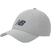 New Balance Adult Unisex 6 Panel Structured Stretch-Fit Performance Running Workout Gym Hat