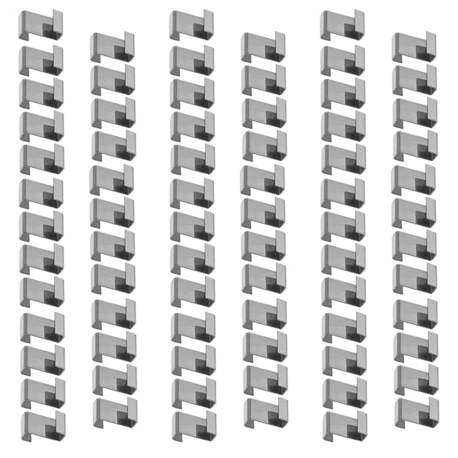 75Pcs Z Wire Clips for Greenhouse Glass Panes,GreenhouseClips for Glass,Stainless Steel Greenhouse Z Clips.Greenhouse Window ClipsGlass Pane Fixings Clips,GreenhouseGlass Clips for Holding.Glass