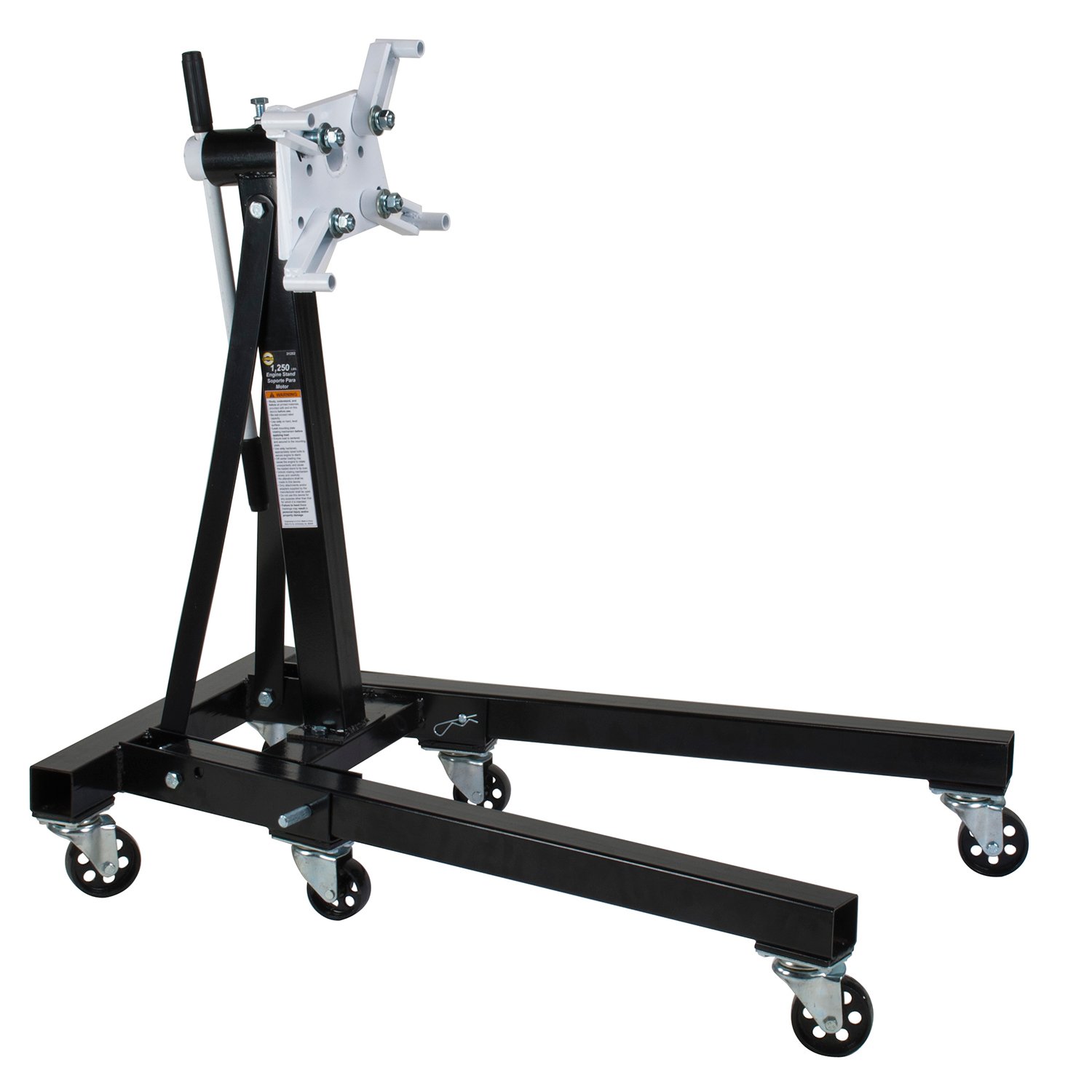Omega 31252 Black Folding Engine Stand1250Pound Capacity, Engine