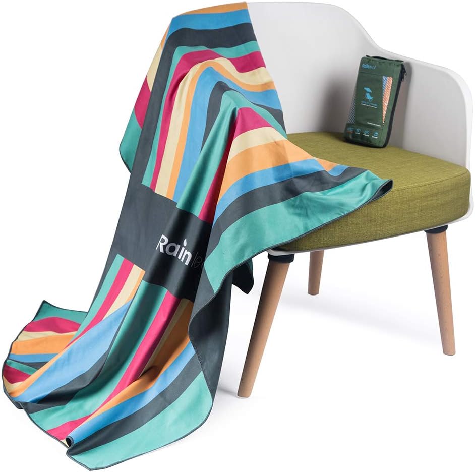 Rainleaf Microfiber Beach Towel, Army Green : Sports & Outdoors