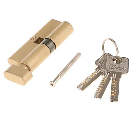 Fityle 3 Keys Silver Tone Copper Metal Safety Protective