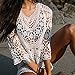 White Beach Cover Up Lace Bikini Cover Up Bathing Suit Cover White Crochet Dress