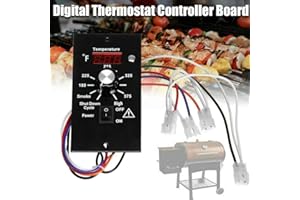 KOET Digital Thermostat Kit for Traeger Wood Pellet Grills, Direct Igniter Temperature Full Control Panel for BBQ Pellet Stove w/Smoke and 180 to 375 Temperature Mode