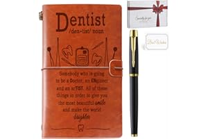 FILTEN Dental Gifts Dentist Journal Notebook Gift Dental Hygienist Gifts Appreciation Gifts Dentist Graduation Gift Dental Hygiene Student Must Haves Dental Office Supplies Gifts