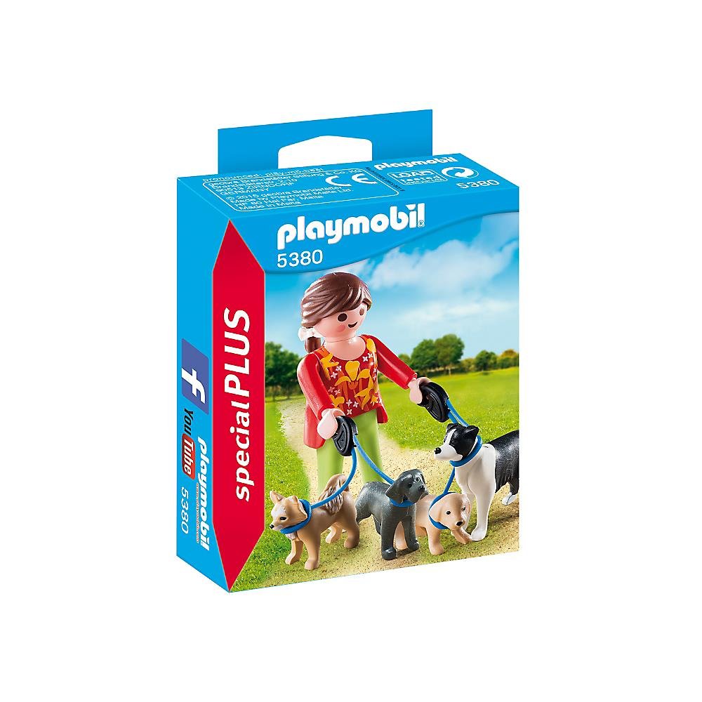 Playmobil 5380 Special Plus Dog Walker, Fun Imaginative Role-Play, PlaySets Suitable for Children Ages 4+