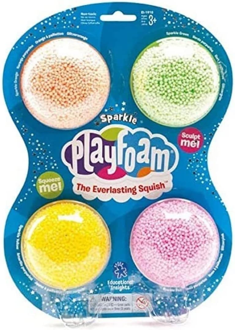 Learning Resources Playfoam Sparkle Set of 4 EI-1910