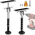 4 Pack Heavy-Duty RV Slide Out Support Jacks - 10,000 Lb Capacity, Adjustable 21-34 Inch Steel Jacks For Camper Stabilization-282241