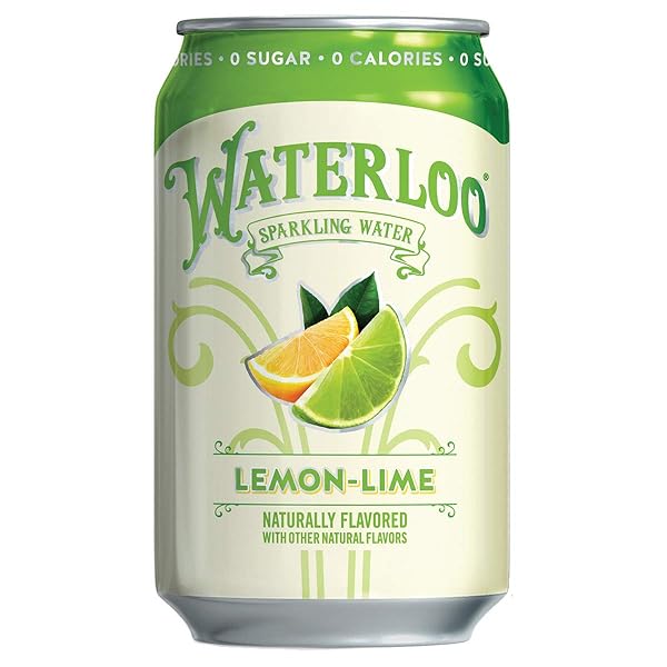 WATERLOO SPARKLING WATER WATERLOO LEMON-LIME SPARKLING WATER, 12...