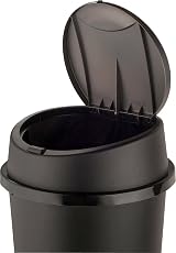 Easy Shopping 50L Touch Top Kitchen Dustbin Black view 3