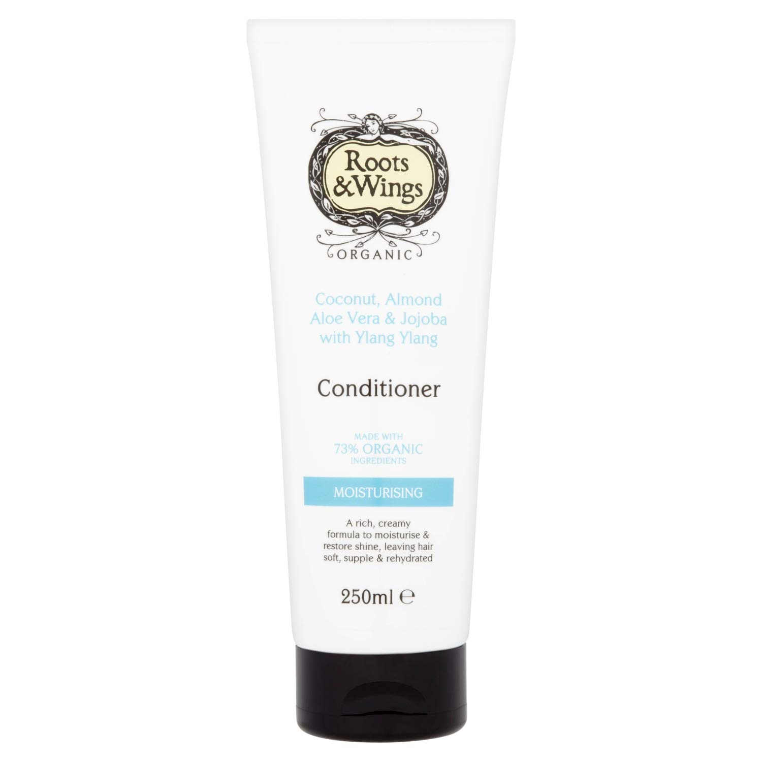 Roots & Wings Moisturising Coconut, Almond, Aloe Vera & Jojoba with Ylang Ylang Conditioner 250ml