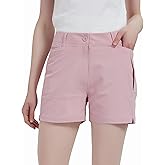 Bakery Women's Golf Hiking Shorts Quick Dry Stretch Lightweight Athletic Casual Summer Shorts with Pockets 4.5 in