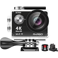 AKASO EK7000 4K WiFi Sports Action Camera Ultra HD Waterproof DV Camcorder 12MP 170 Degree Wide Angle