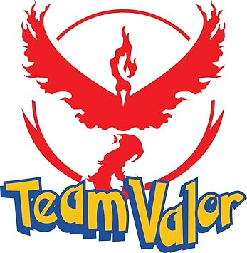 Adesivo Del Team Coraggio Per Videogioco Pokemon Go Edizione Inglese Amazon It Auto E Moto