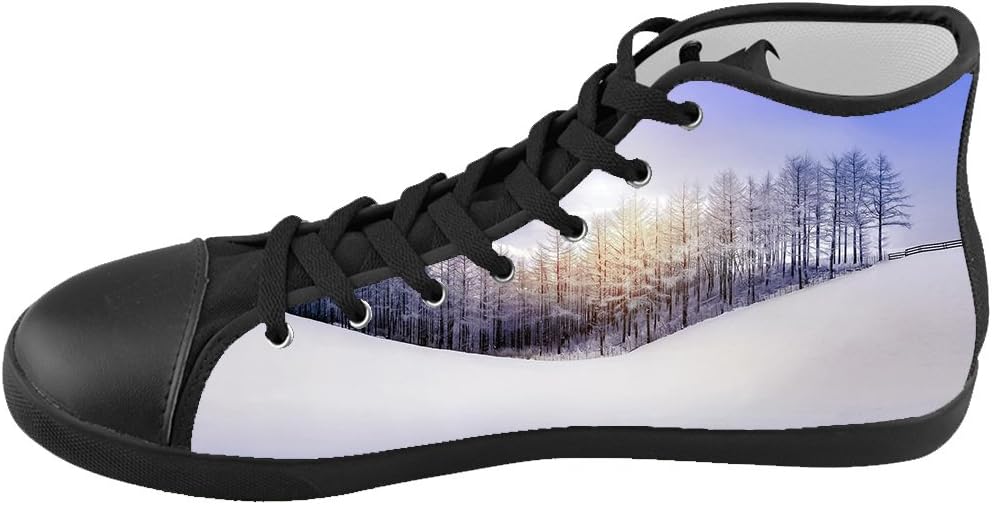 Daniel Turnai Fan Custom Kid's Shoes Winter Snow Top Canvas
