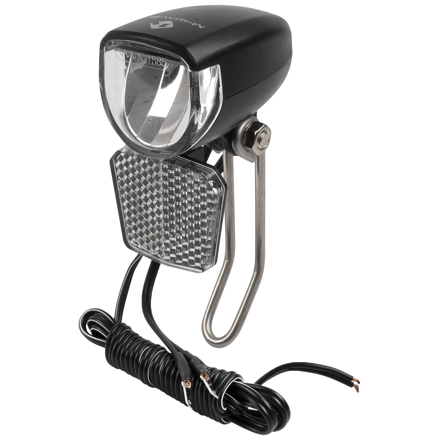 M-Wave Unisex Adult Apollon D 30 Dynamo Front Light, Black, One Size