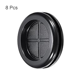 uxcell Rubber Grommet Round Double-Sided Mount Dia