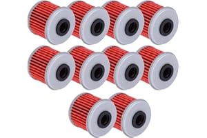 Oil Filter KN116 Compatible With Honda ATV TRX450R CRF250X CRF450X CRF250R CRF450R (10 Pack)