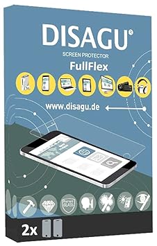 2x Disagu FullFlex Displayschutzfolie Displayfolie für DxO One (Blasenfreie Montage, für Geräte mit gebogenem Display)