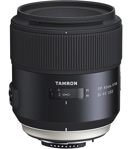 Amazon.com : Tamron F1.8 VC 45mm USD Lens for Canon - Black, F013E