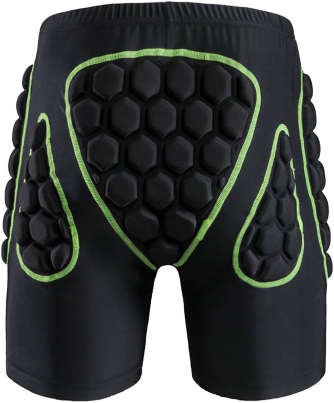 Padded Shorts 3D Protection Hip Butt Protective Pad Impact Shorts for Snowboarding Skate Skiing Cycling Men Women