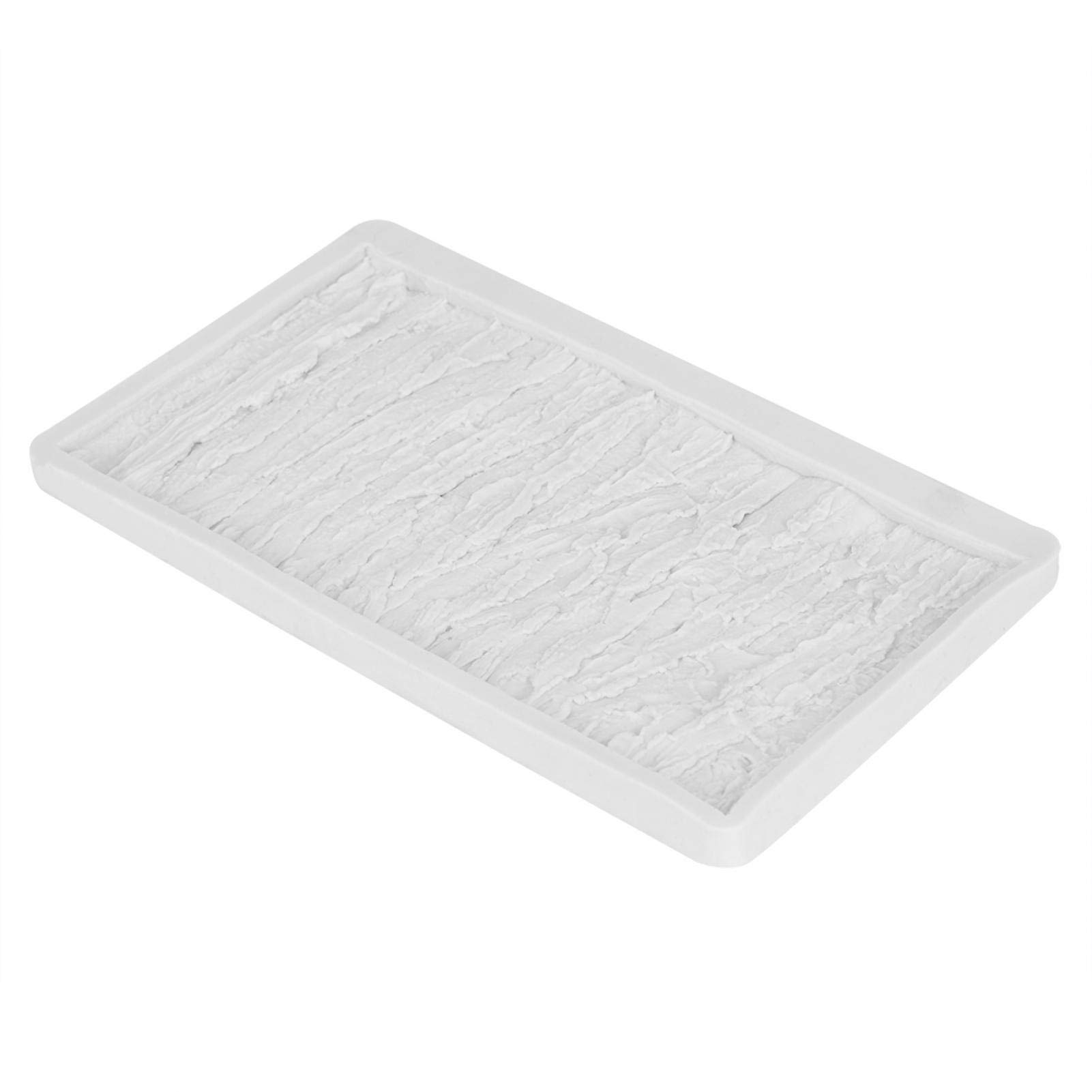 Fdit Silicone Mold Fondant Mold Tree Bark Shaped Cake Decorating Fondant Cakes Mould Home Baking Tool