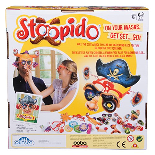Stoopido - the Game of 1000 Silly Faces - Includes 25 Double-Sided Face Masks for Endless Combinations - Ages 6+
